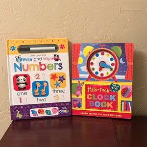Bundle of Two Learning Books - Time & Numbers